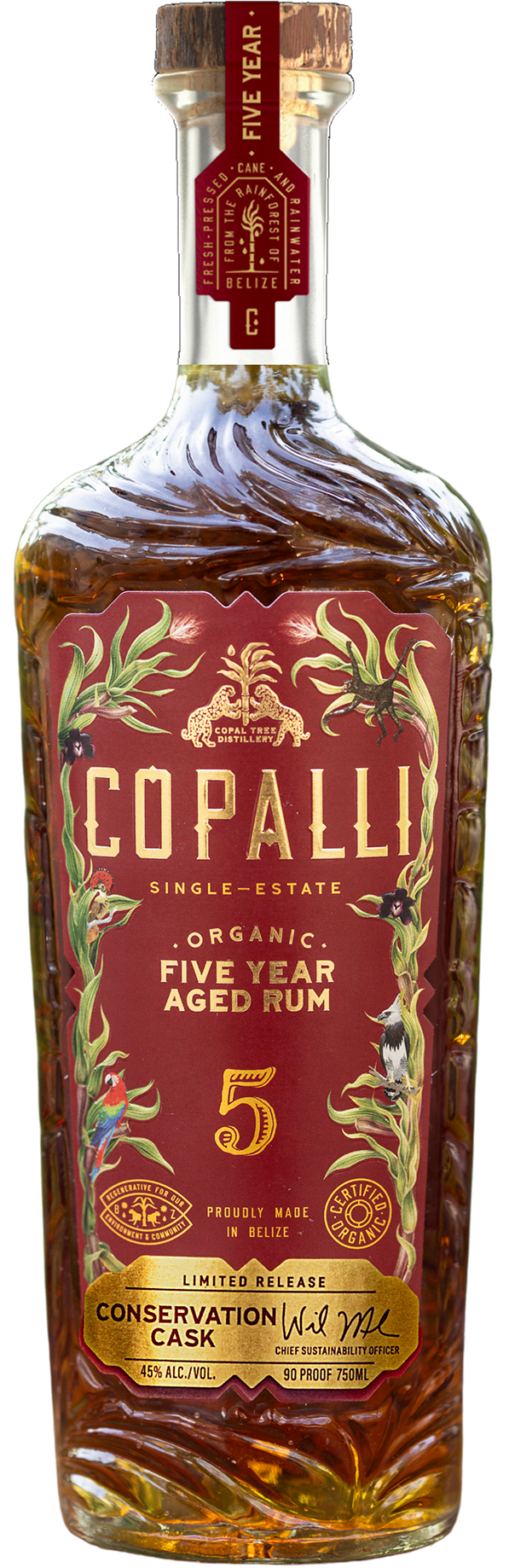 Copalli Organic Five Year Aged Rum