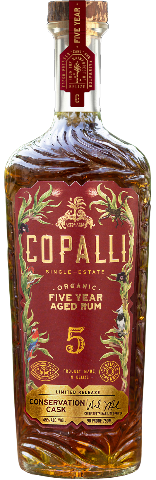 Copalli Organic Five Year Aged Rum